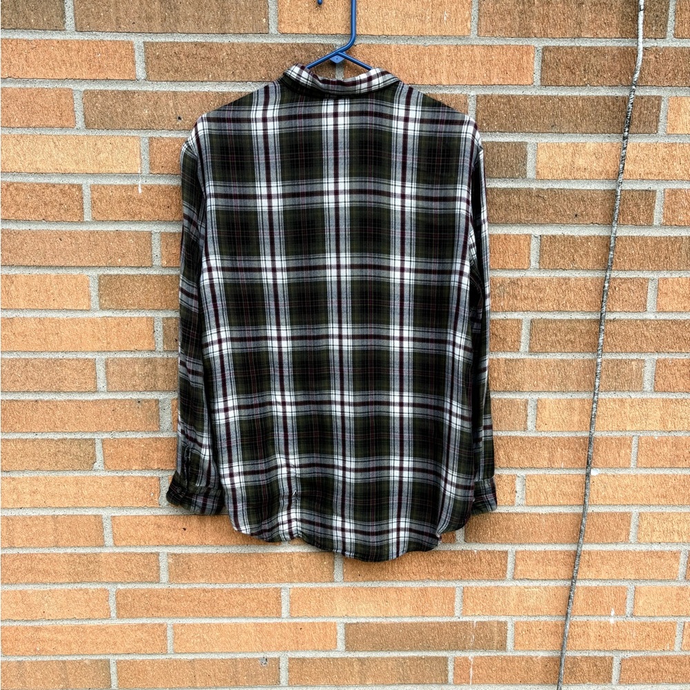 Express Green Plaid Shirt - Picture 5 of 5